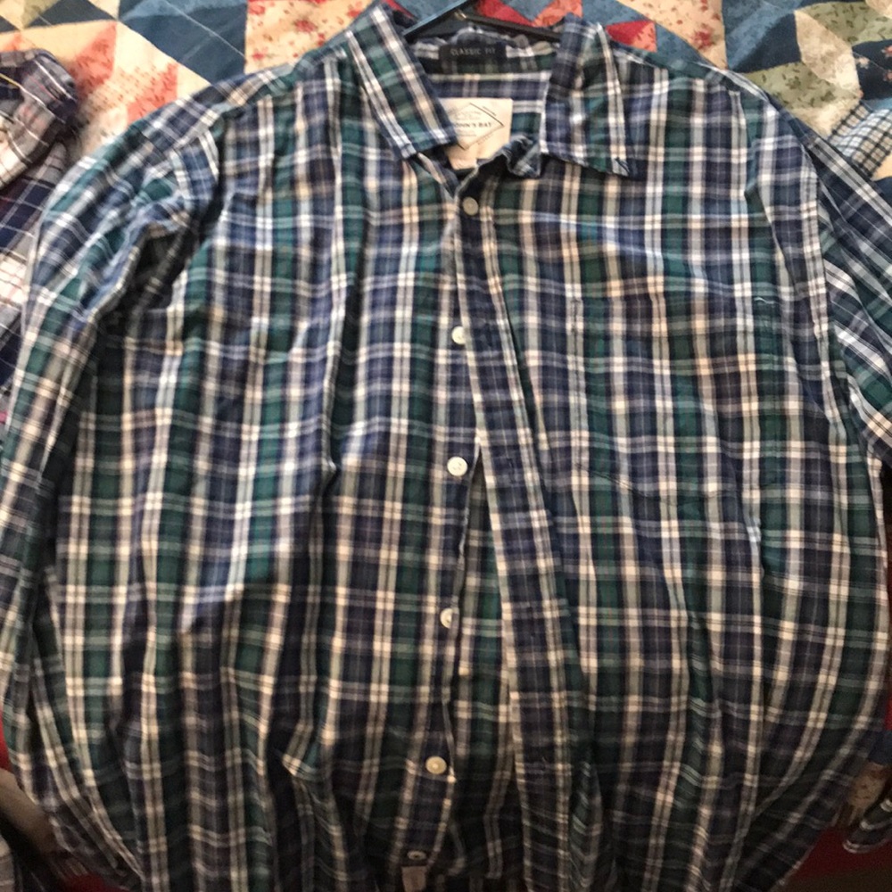 St. John’s Bay long sleeve button down shirt